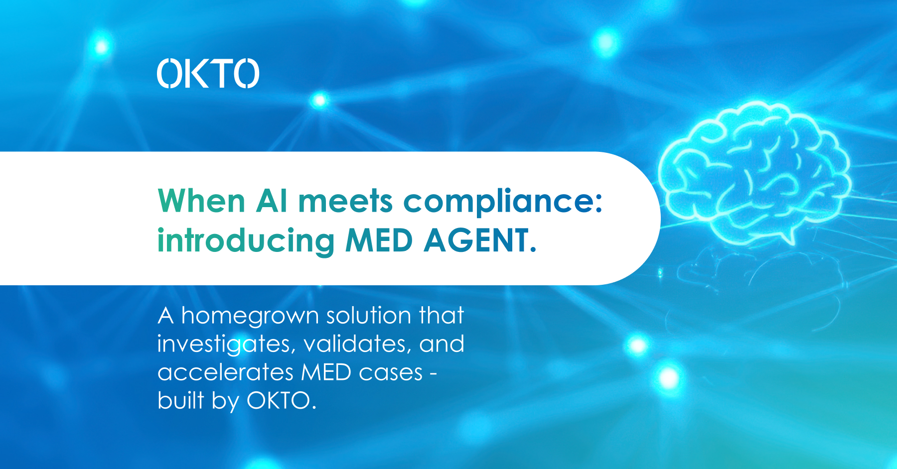 When AI meets compliance: introducing MED AGENT